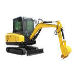 Euro V Motor CE Mini Ekskavatör